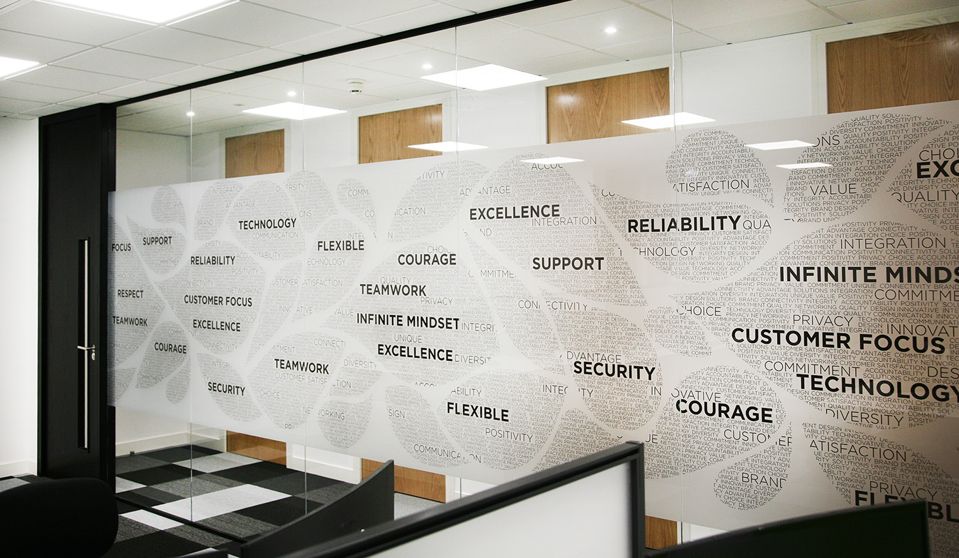 Glass Manifestation Films Forefront Signs Bishops Stortford Hertfordshire Essex