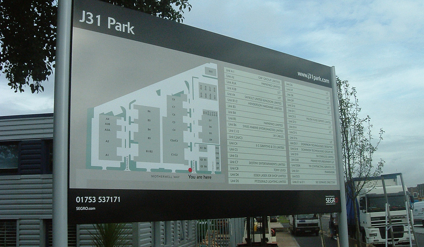 Business Park Signage Graphics