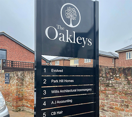 Business Tenant Directory Signage Bishops Stortford hertfordshire