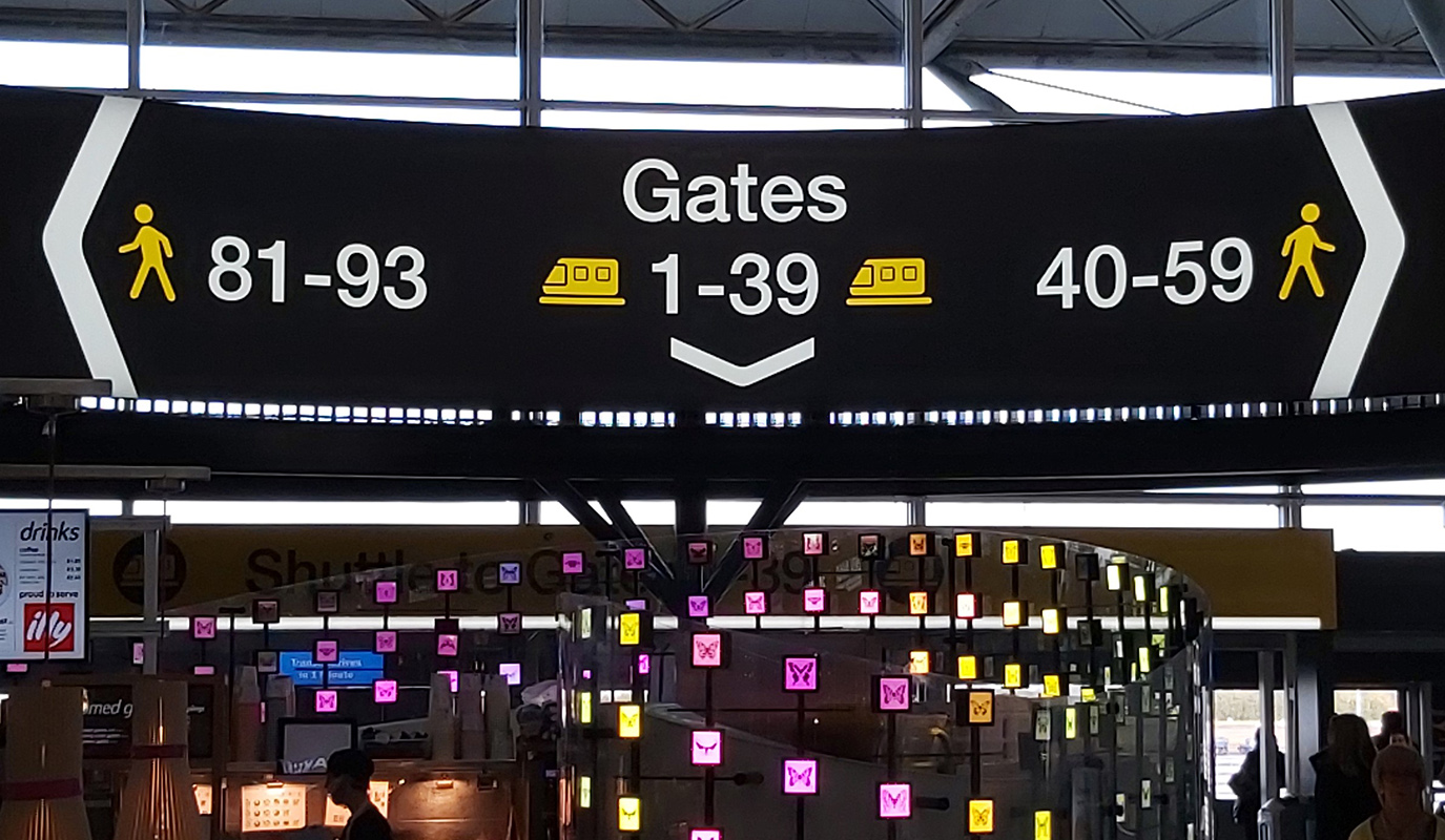 Stansted Airport Signage - Forefront Signs Bishops Stortford Hertfordshire Essex